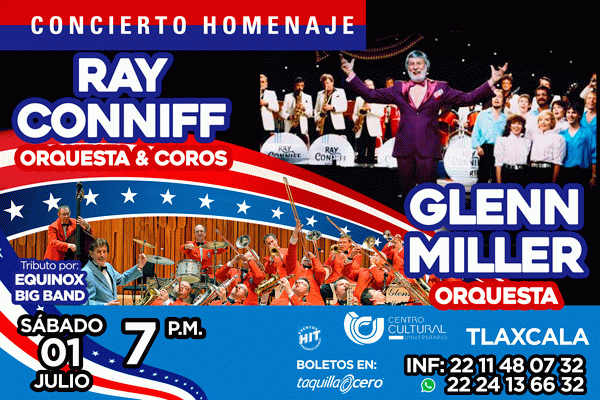 Concierto homenaje a Glenn Miller y Ray Conniff, Tlaxcala